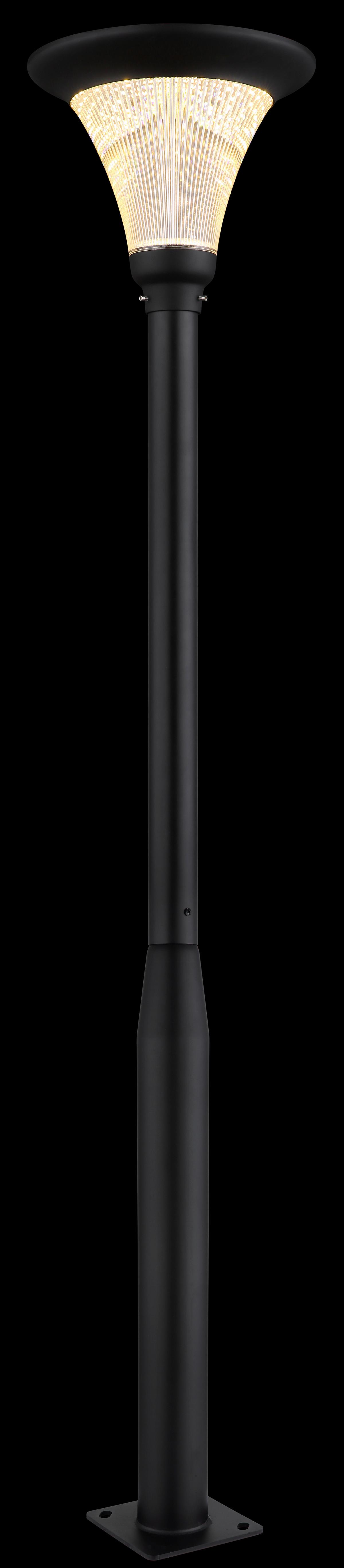Solarleuchte 36911  Solar - Klar/Schwarz, Design, Glas/Kunststoff (42,5/336cm) - Globo