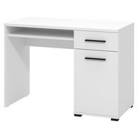 Íróasztal Tales - fekete/fehér, Basics, faalapú anyag (108/76,5/50 cm)