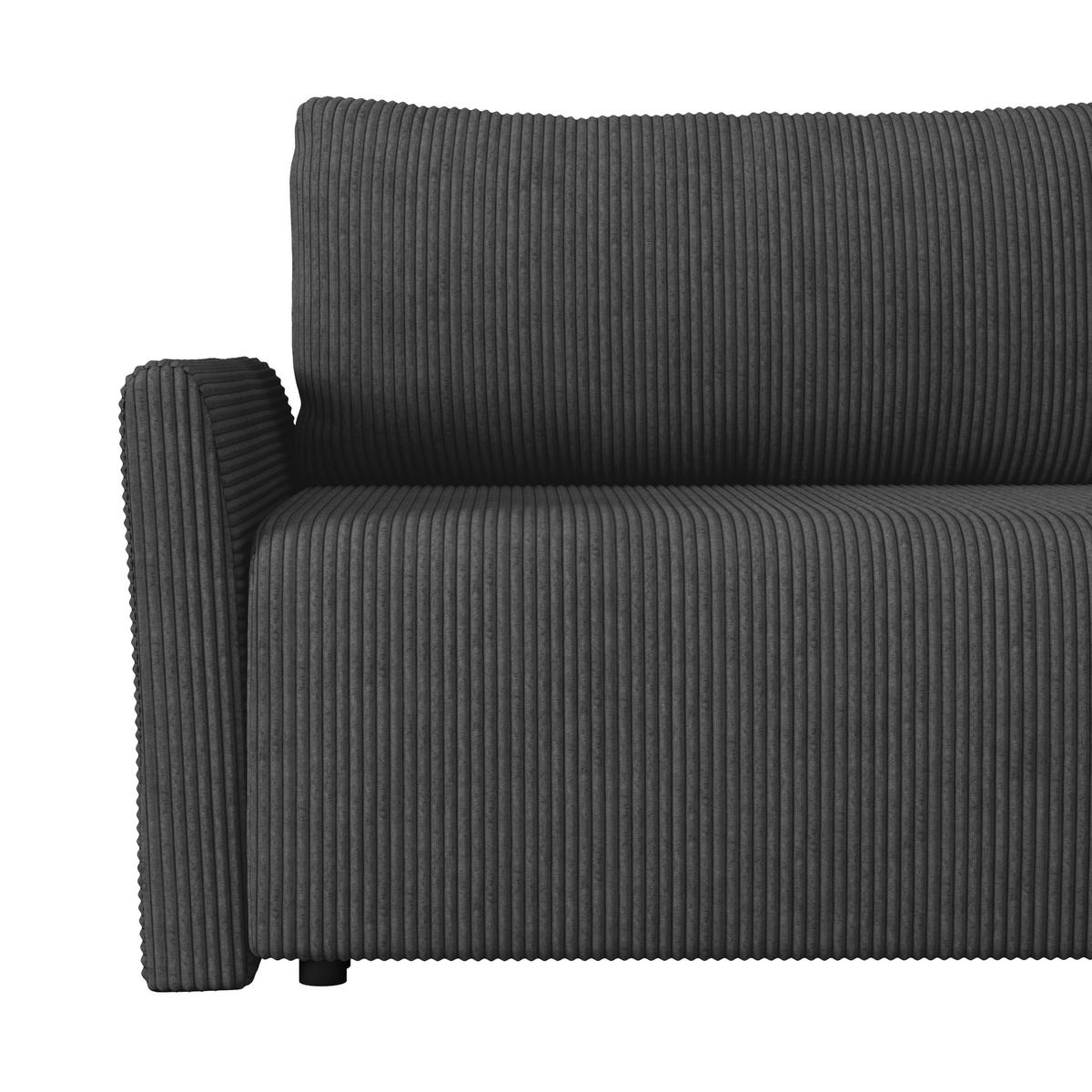 Coltar SONOS - negru/ecru, Modern, textil (228/146cm) - Modern Living