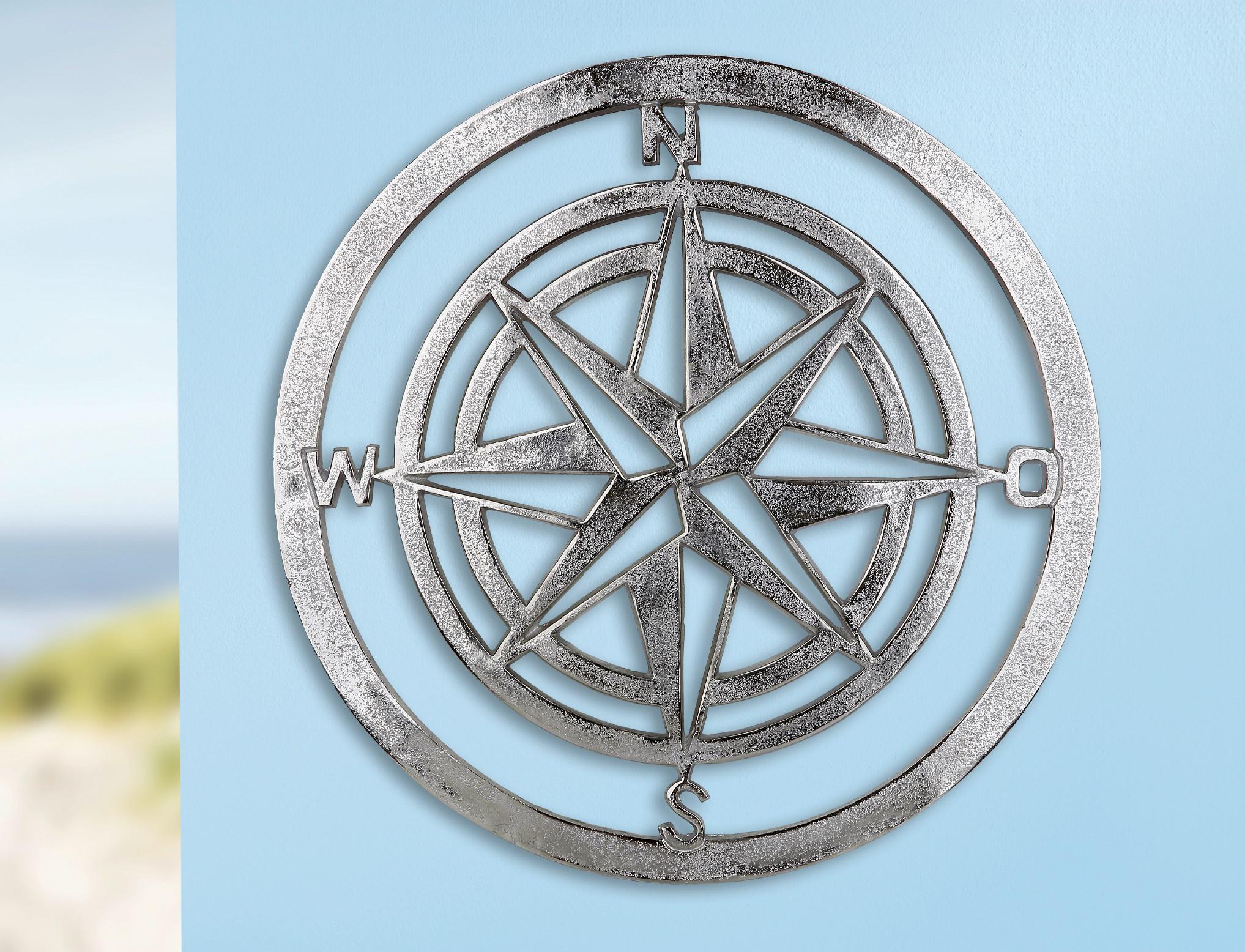 Aluminiumbild Silberfarben - Silberfarben, Design, Metall (50cm)