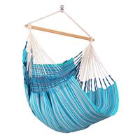Hängesessel Comfort Hammock Chair Blau - Blau/Dunkelblau, KONVENTIONELL, Holz/Textil (110/160/180cm) - La Siesta