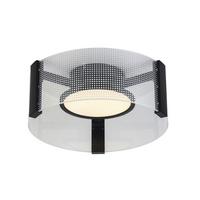 LAMPA SUFITOWA LED MARGE - czarny/biały, Modern, tworzywo sztuczne/metal (40/16,5cm) - Bessagi Home