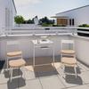 BALKONGMÖBLER SET MONI - beige/naturfärgad, Modern, metall/plast - Mömax