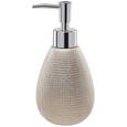 Seifenspender Pam in Champagner - Champagner, MODERN, Stein (8,5/8,5/17cm) Seifenspender Pam in Champagner - Champagner, MODERN, Stein (8,5/8,5/17cm)