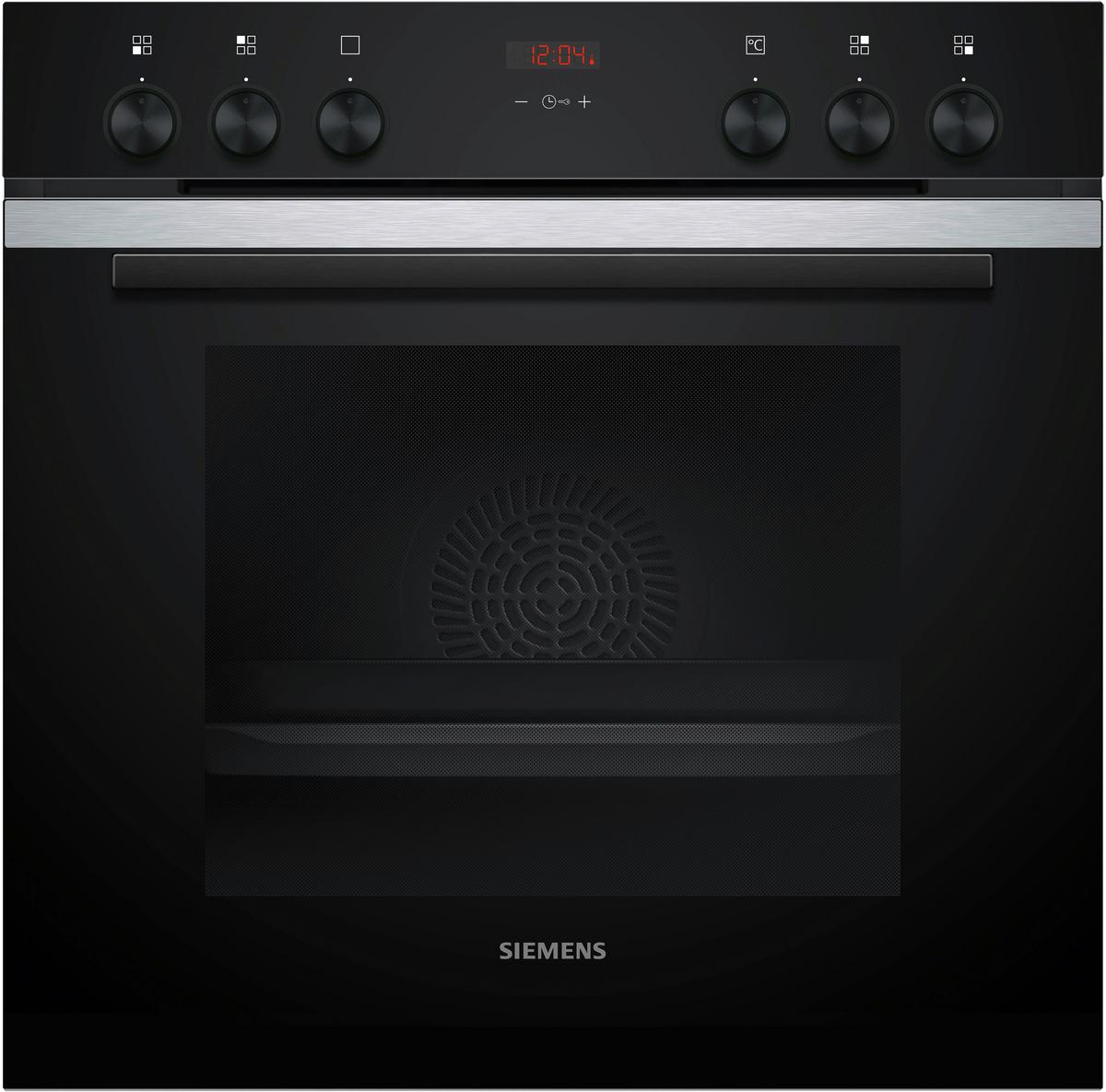 Herdset EQ211KA01Z Schwarz - Schwarz, Metall (59,4/59,5/54,8cm) - Siemens