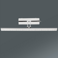 LED-Wandleuchte Picture Max. 1x3 Watt Led - Chromfarben, Kunststoff/Metall (43/18/16cm) LED-Wandleuchte Picture Max. 1x3 Watt Led - Chromfarben, Kunststoff/Metall (43/18/16cm)