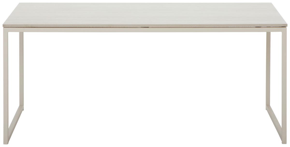 STOLIK KAWOWY VRONI - kremowy, Design, metal/ceramika (100/60/43cm) - Carryhome