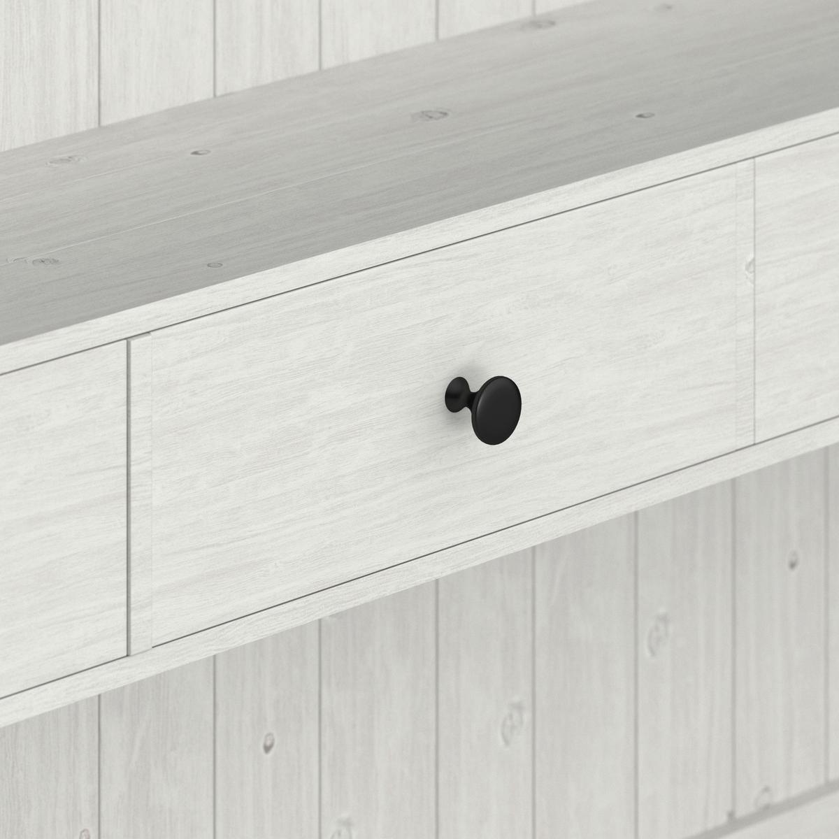 Gartenschrank Liana Weiß Echtholz - Schwarz/Weiß, MODERN, Holz/Metall (113/164/47cm) - Bessagi Garden