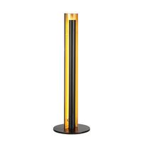 Veioză cu LED GUMO - auriu/negru, Modern, metal (15/47cm) - Mömax