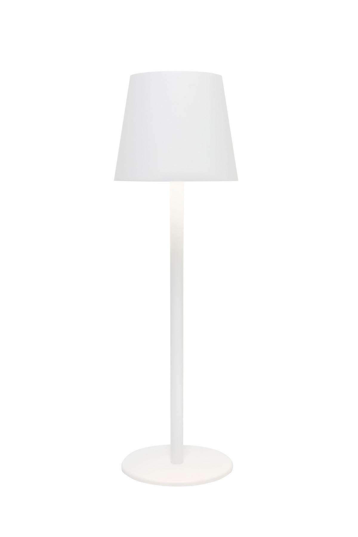 LAMPA STOŁOWA Z AKUMULATOREM BASIC TABLE *SBN* - biały, Design, tworzywo sztuczne/metal (11,5/36cm) - Novel