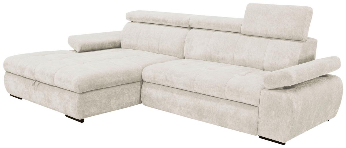 Kutna Garnitura Vegas - bež/crna, Design, drvo/tekstil (173/294cm) - Modern Living