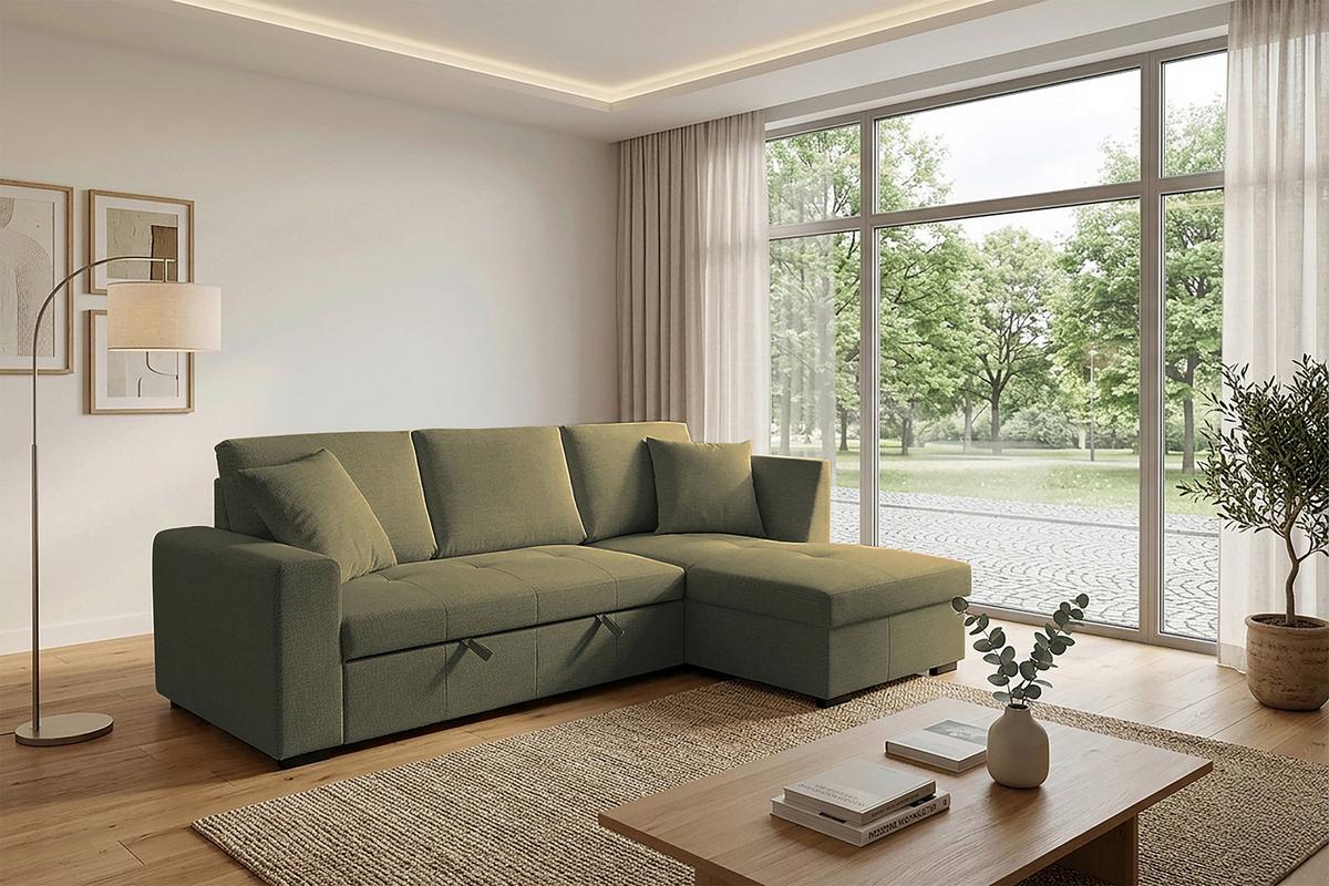 Coltar LUKAS - măsliniu, Trend, textil (239/158cm)