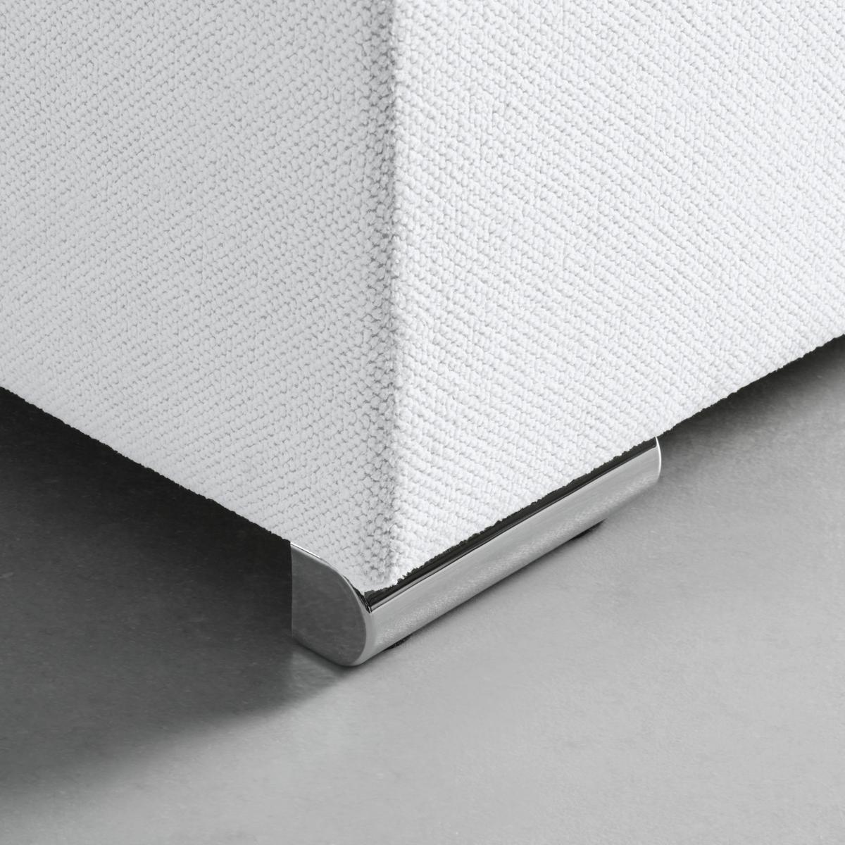 Boxpsringbett Papilon Silberfarben ca. 180x200cm - Silberfarben/Zinkfarben, KONVENTIONELL, Holz/Holzwerkstoff (180/200cm) - Premium Living