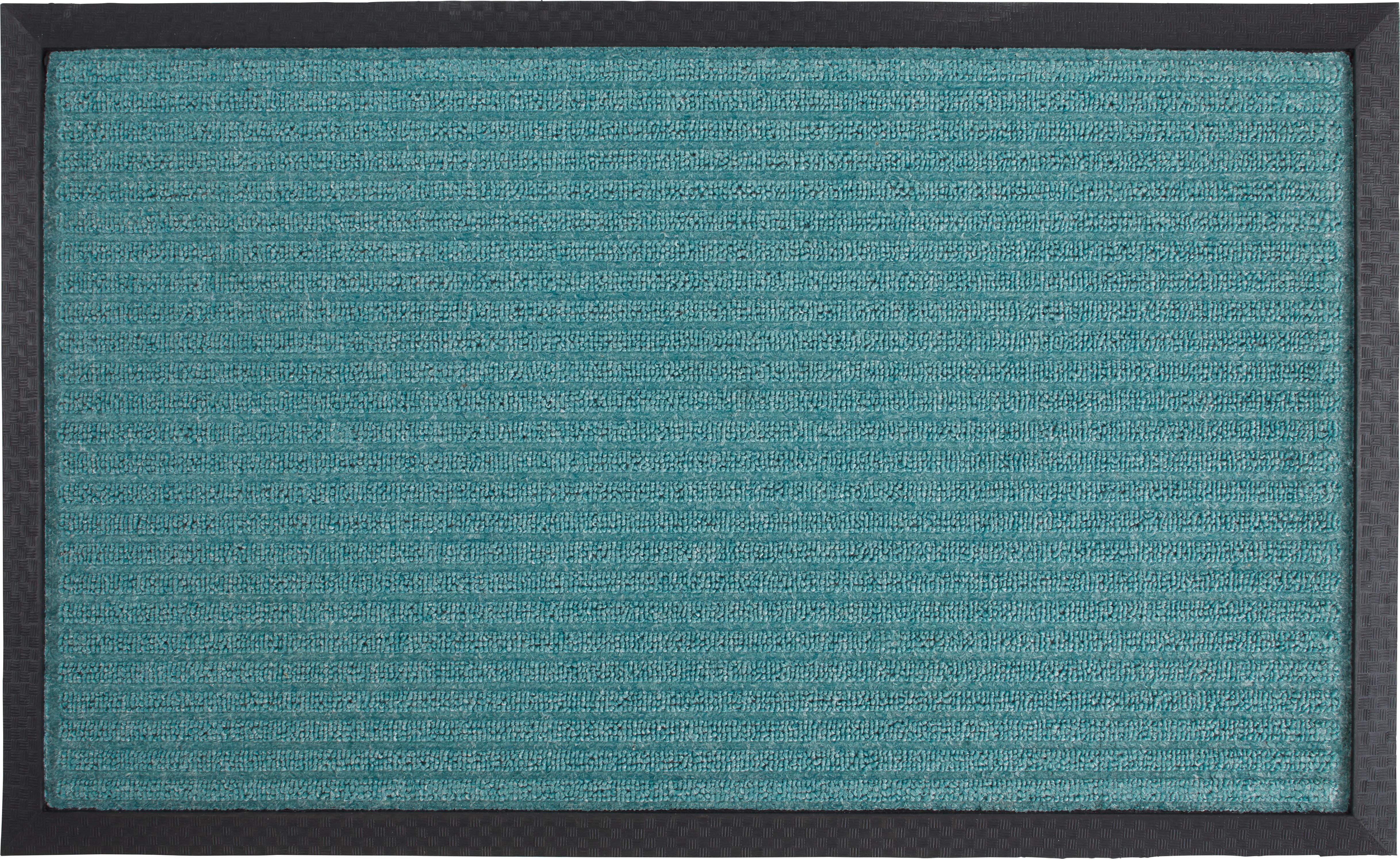 Fußmatte Ingo 1 in diversen Farben - Schwarz/Braun, MODERN, Kunststoff (25/60cm) - Mömax