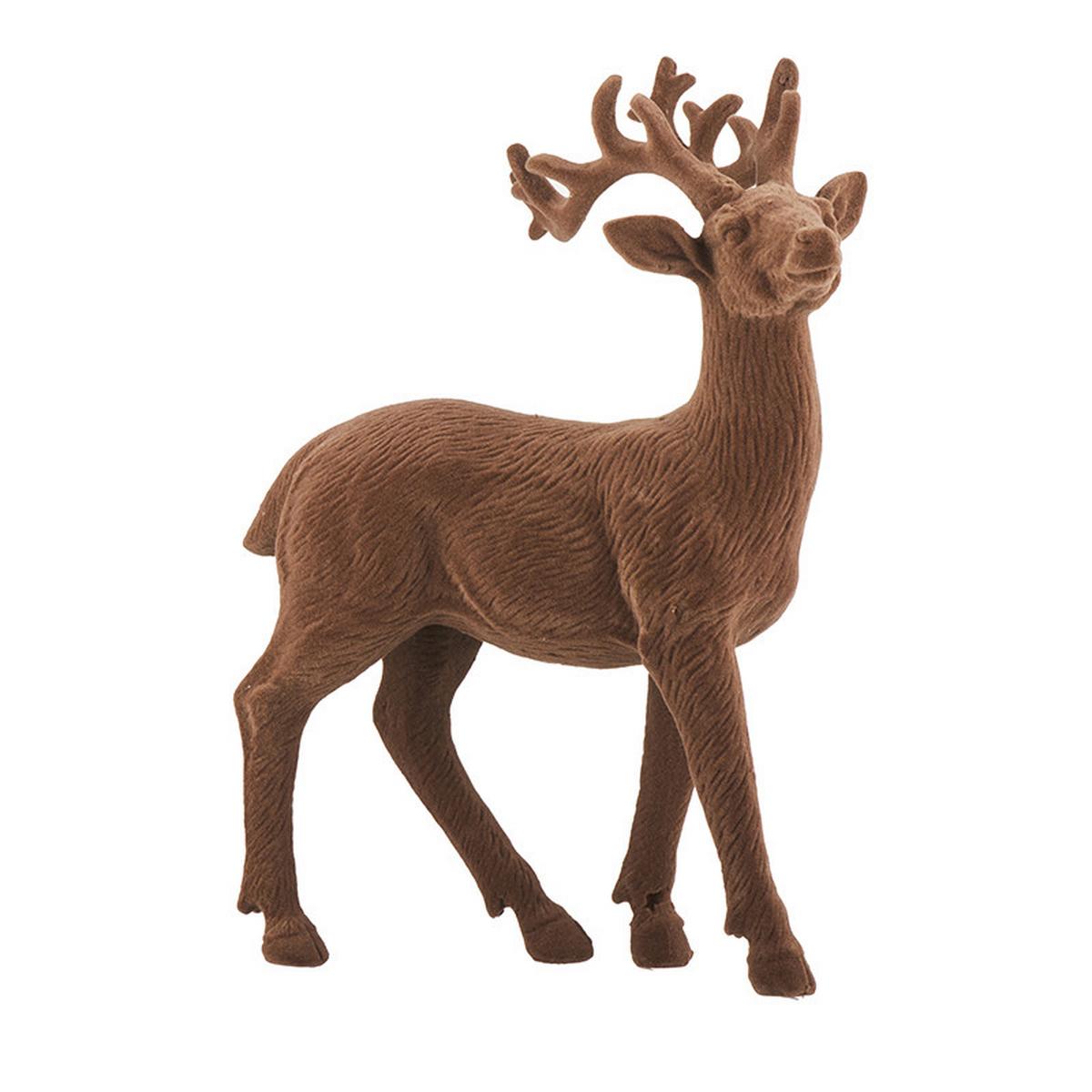 RENIFER DEKORACYJNY GM177-24Q-159 - brązowy, Lifestyle, tworzywo sztuczne (19/27/11cm) - X-Mas