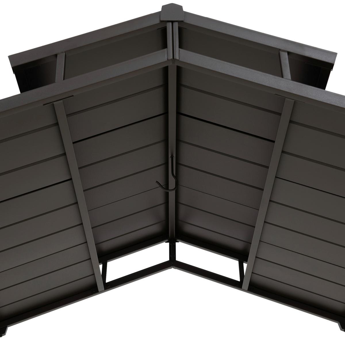 Pavillon Ecrins Braun - Braun, Basics, Metall (242/248/153cm) - Modante
