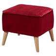 Hocker in Rot 'Milo' - Rot/Kieferfarben, Trend, Holz/Holzwerkstoff (47/36/47cm) - Livetastic Hocker in Rot 'Milo' - Rot/Kieferfarben, Trend, Holz/Holzwerkstoff (47/36/47cm) - Livetastic