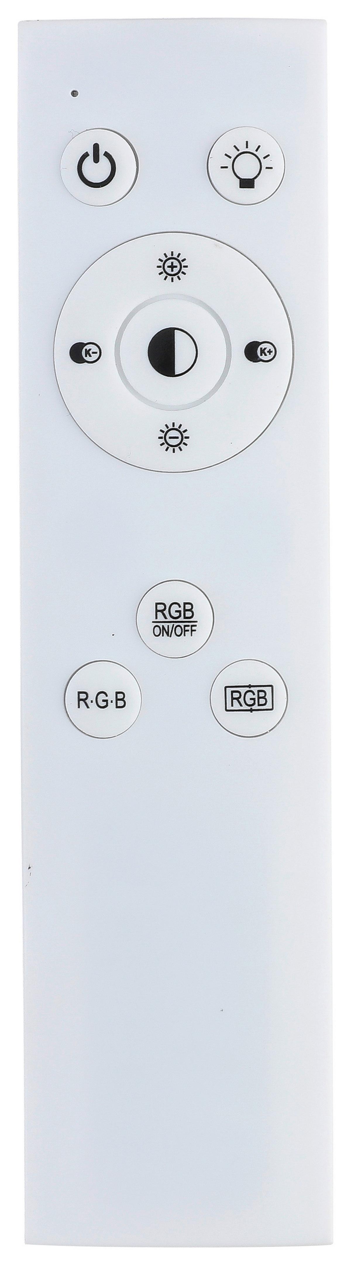 Stropna Led-svetilka Preceval - črna, kovina/umetna masa (41,8/75,3/6,7cm) - Premium Living