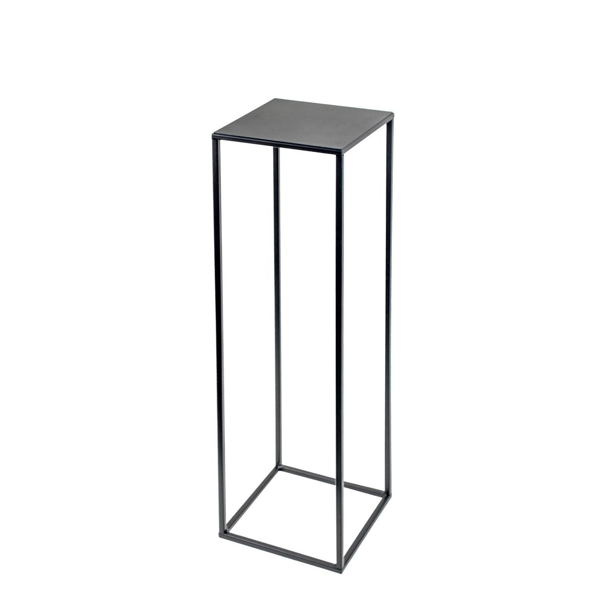 Blumenständer Schwarz - Schwarz, Basics, Metall (19/77/19cm)