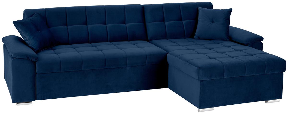 Kutna Garnitura Bali - plava, Trend, tekstil (257/167cm) - Modern Living