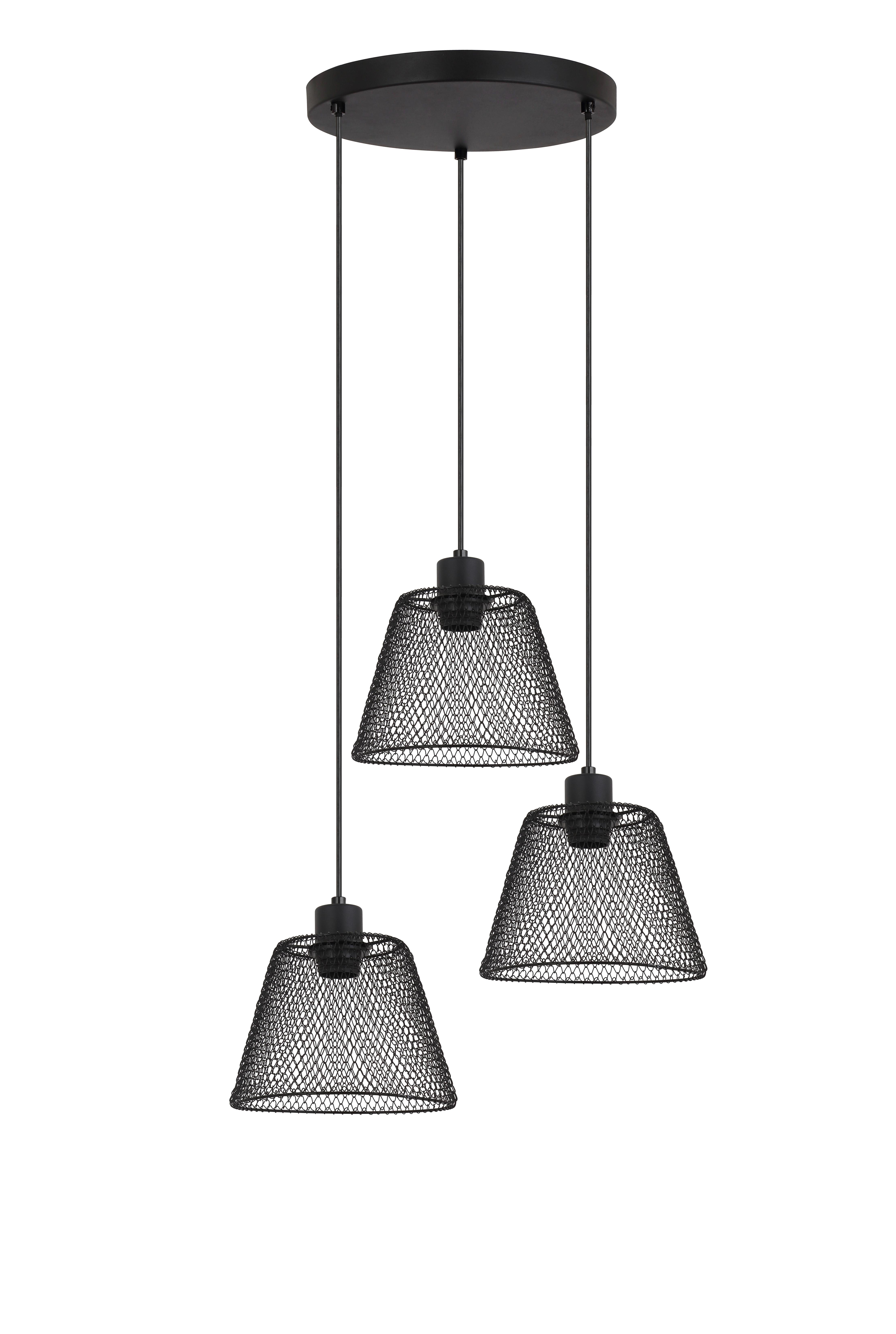 HÄNGLAMPA YLVIE - svart, Modern, metall/plast (42/120cm) - Modern Living