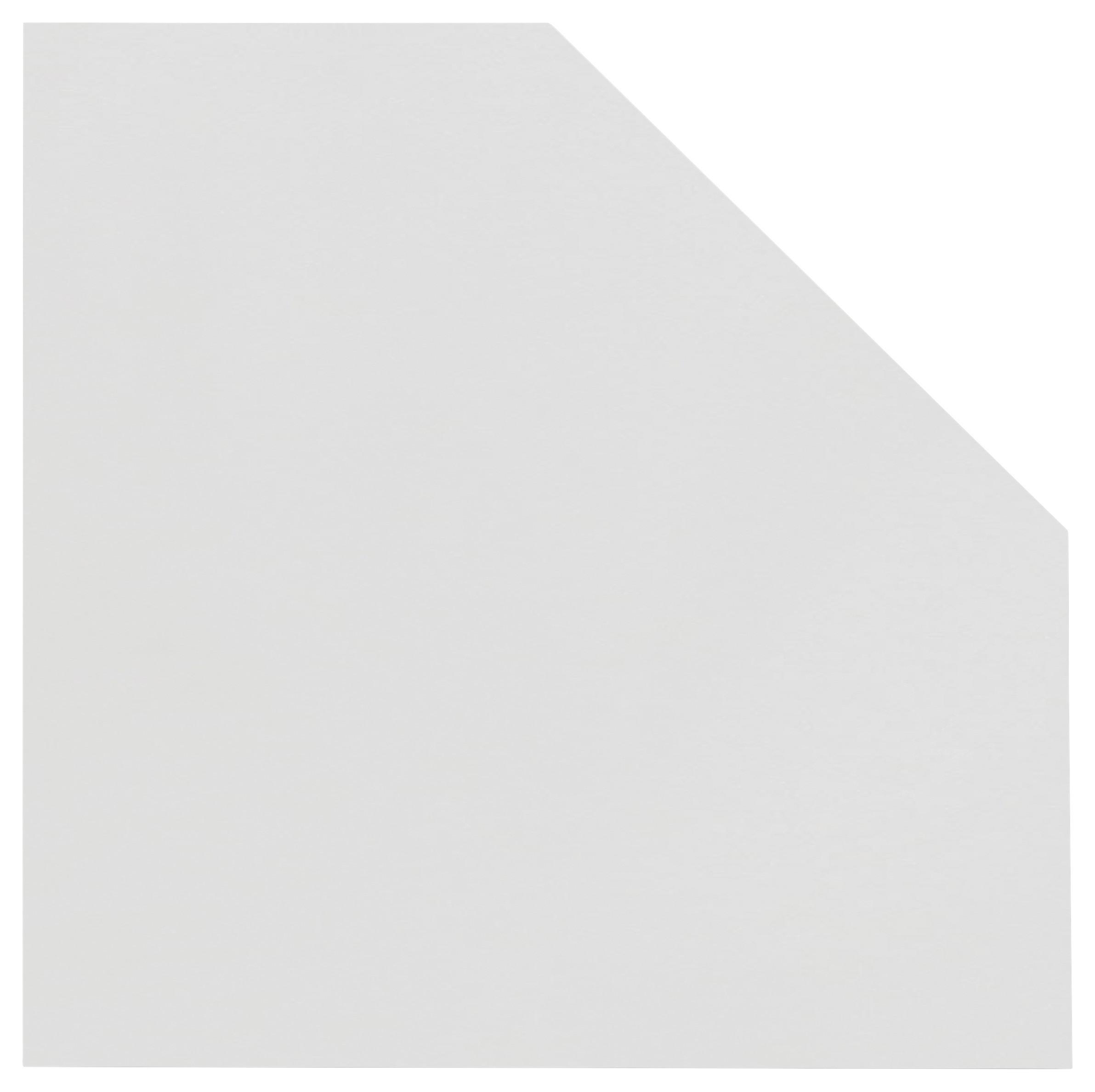 Eckverbindungsplatte weiß - Weiß, Basics, Holzwerkstoff (65/2,2/65cm) - MID.YOU