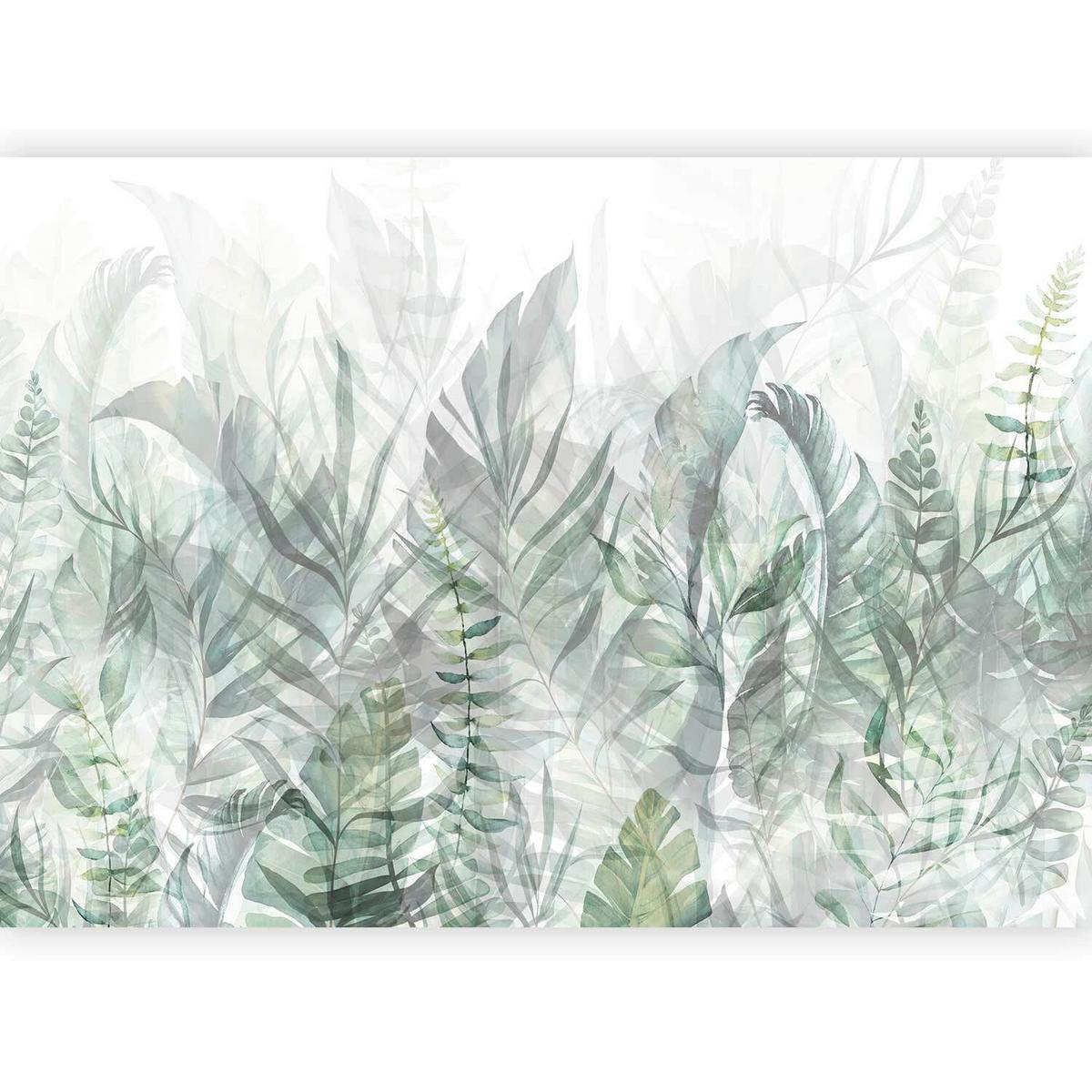 Fototapeta Magic Grove, 250x175cm - siva/metino zelena, Trendi, tekstil (250/175cm) - artgeist