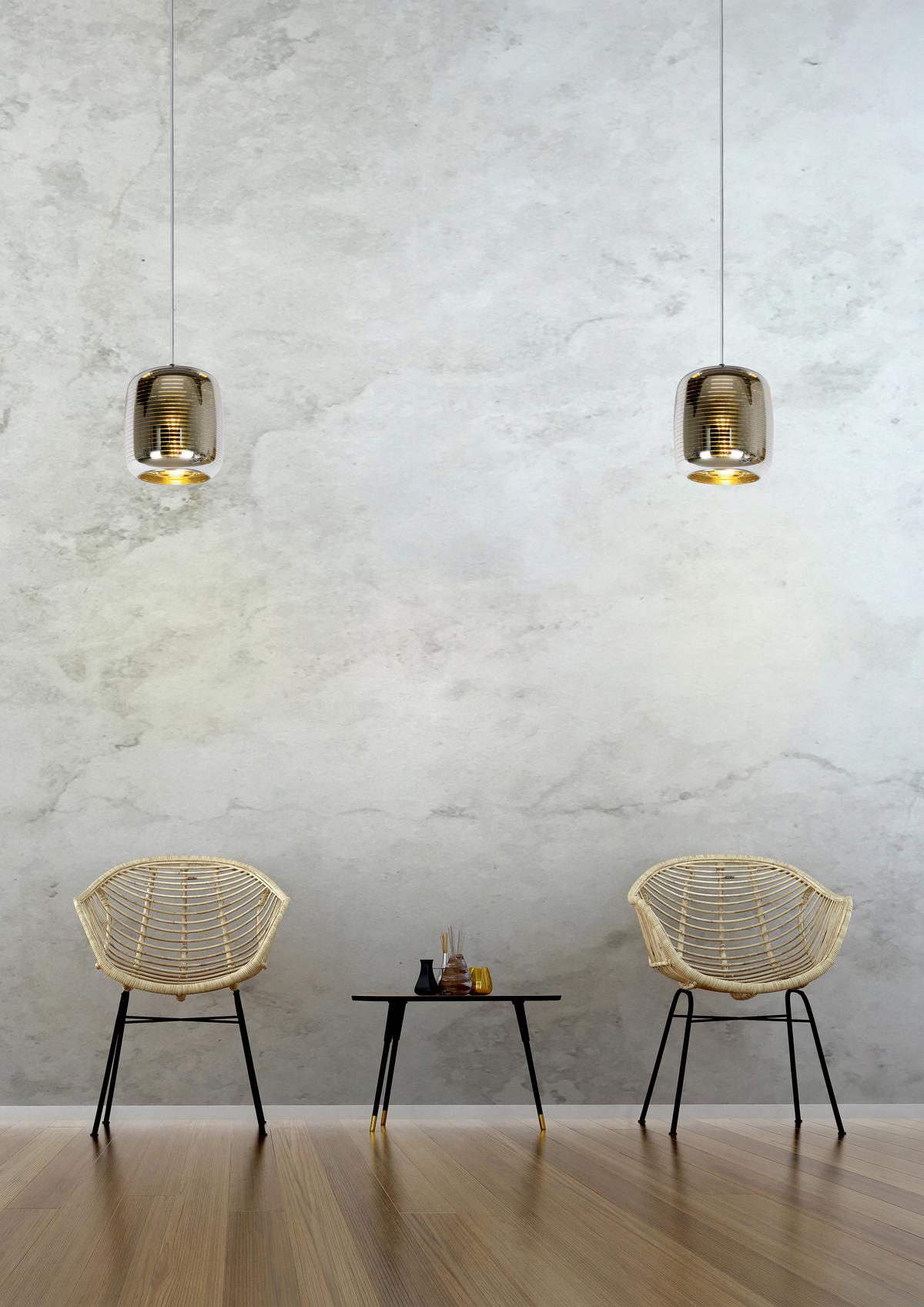 LAMPA WISZĄCA 70483/01/11 ERYN - kolor chromowy, Design, szkło (20/20/157cm) - Lucide