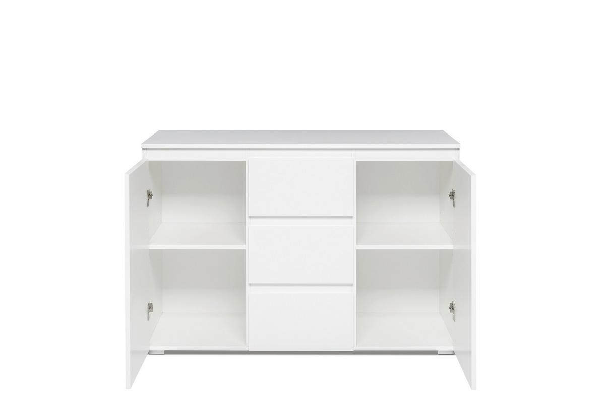 Široka Komoda Image 4, Bela - bela, Konvencionalno, leseni material (120/80/40cm) - Livetastic