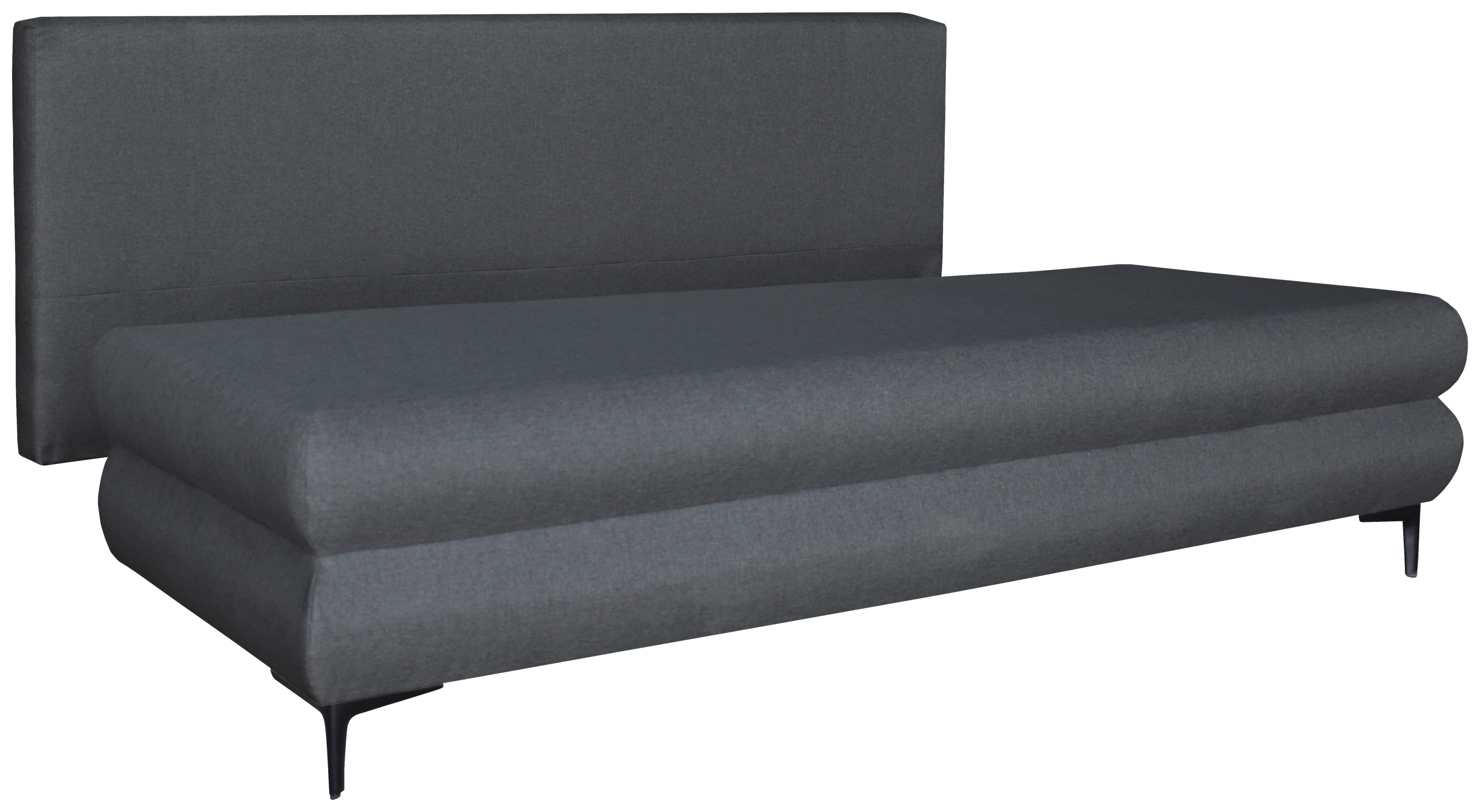 Canapea extensibilă SOHO - gri închis/gri, Modern, lemn/metal (201/89/89cm) - Best Price