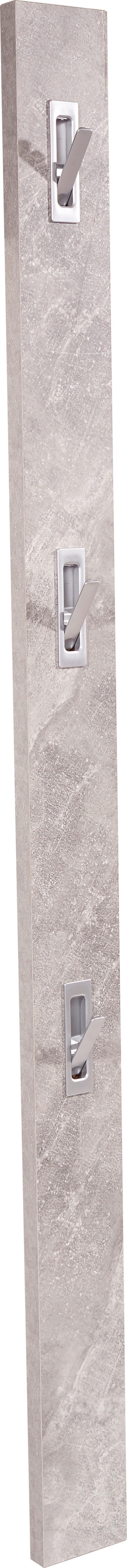 Cuier perete Enzo - gri, Modern, material pe bază de lemn (12/175/2,8cm) - Modern Living