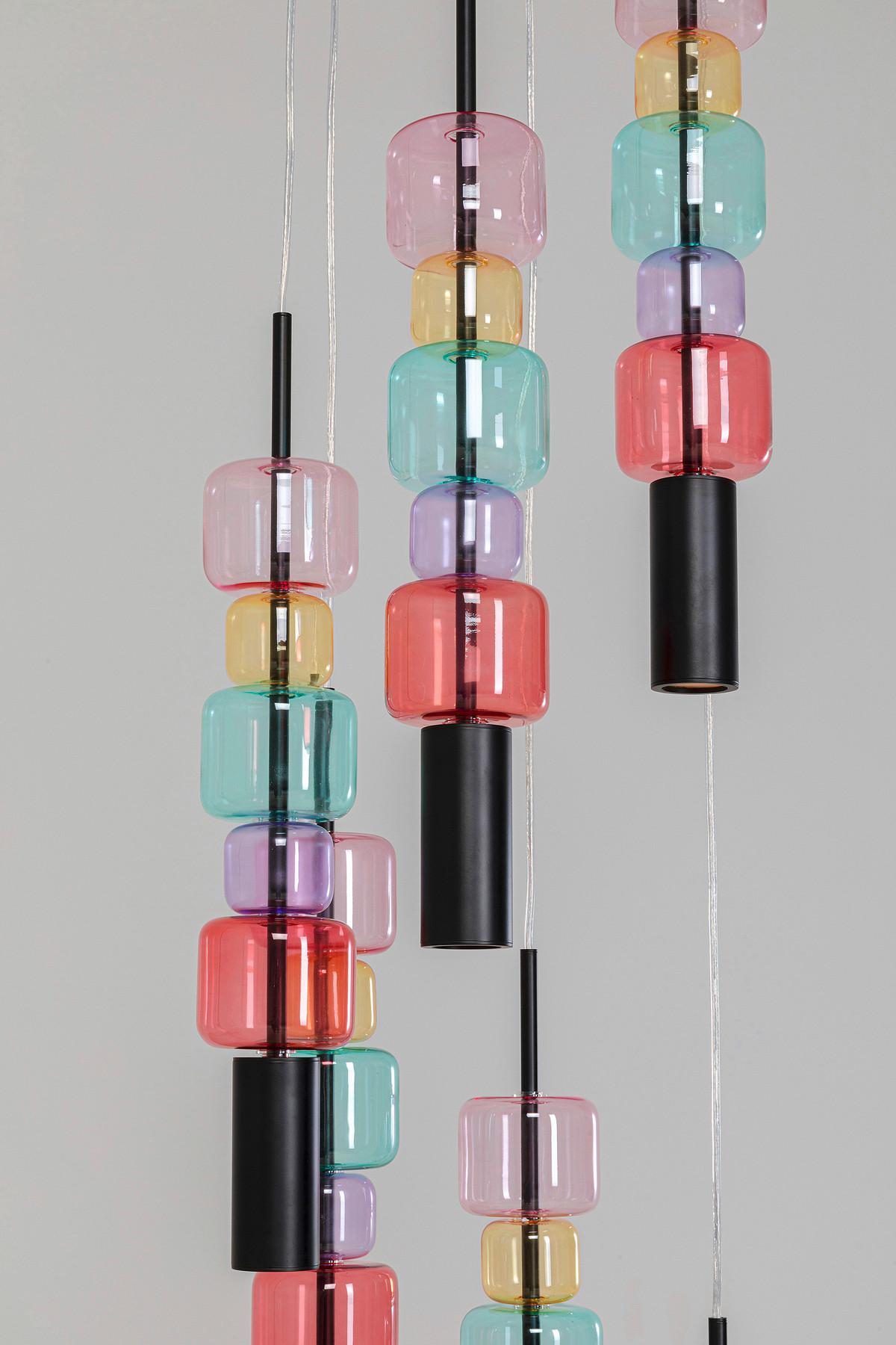 LAMPA WISZĄCA 55845 KARE DESIGN - różnokolorowy, Modern, metal/szkło (41/161/41cm) - Kare-Design