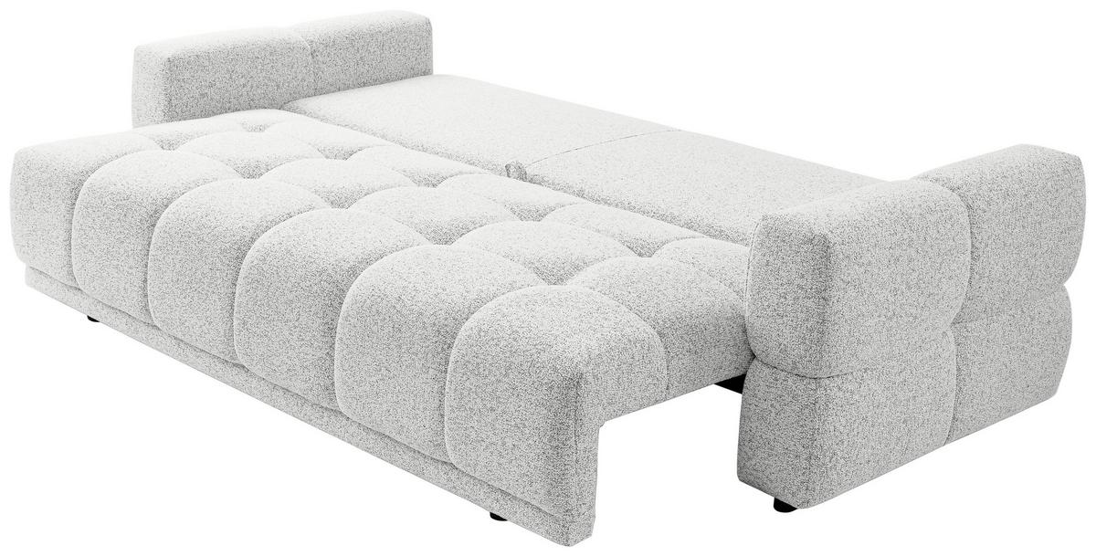 Trosjed Na Razvlačenje Dante - siva/crna, Moderno, tekstil/plastika (241/72-88/101cm) - Modern Living