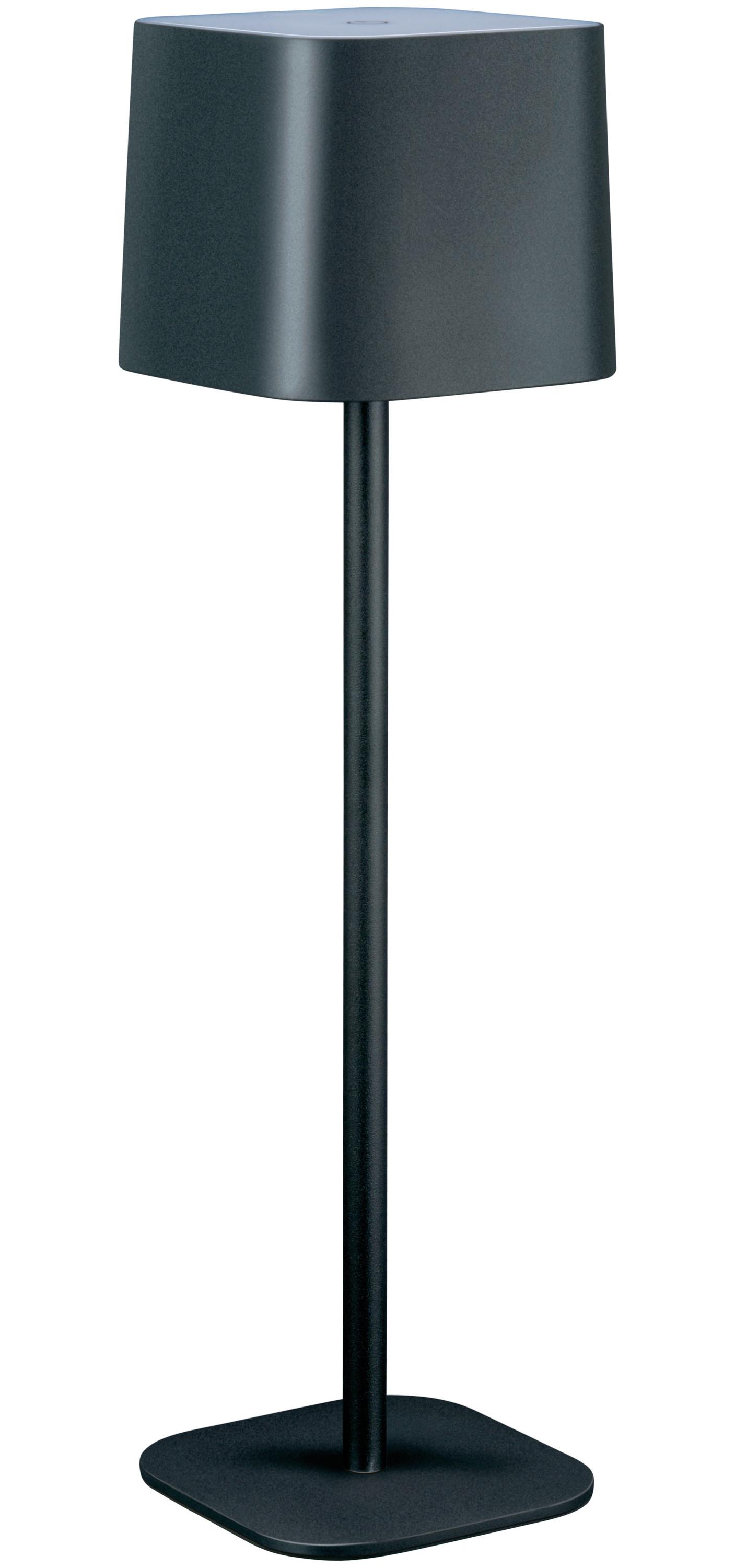 Tischleuchte Grundig Schwarz max. 1 Watt - Schwarz, MODERN, Kunststoff/Metall (10,5/10,5/36cm) - Grundig