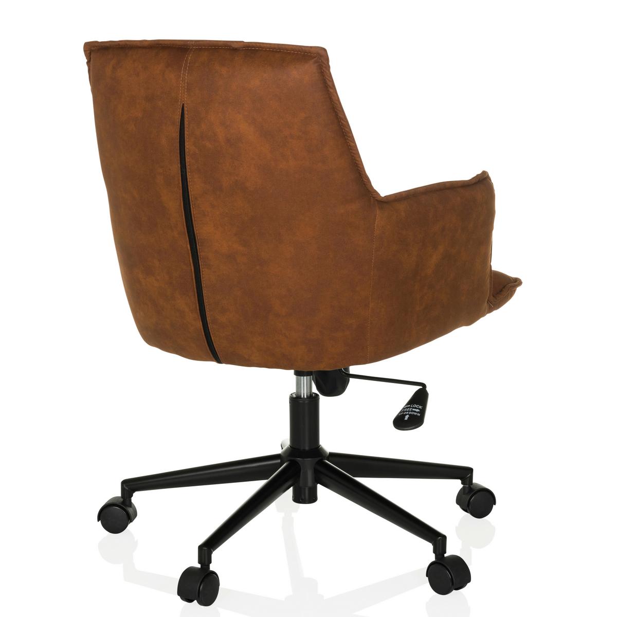 Drehstuhl Solao Life Braun - Schwarz/Braun, MODERN, Kunststoff/Textil (54/85/70cm) - MID.YOU