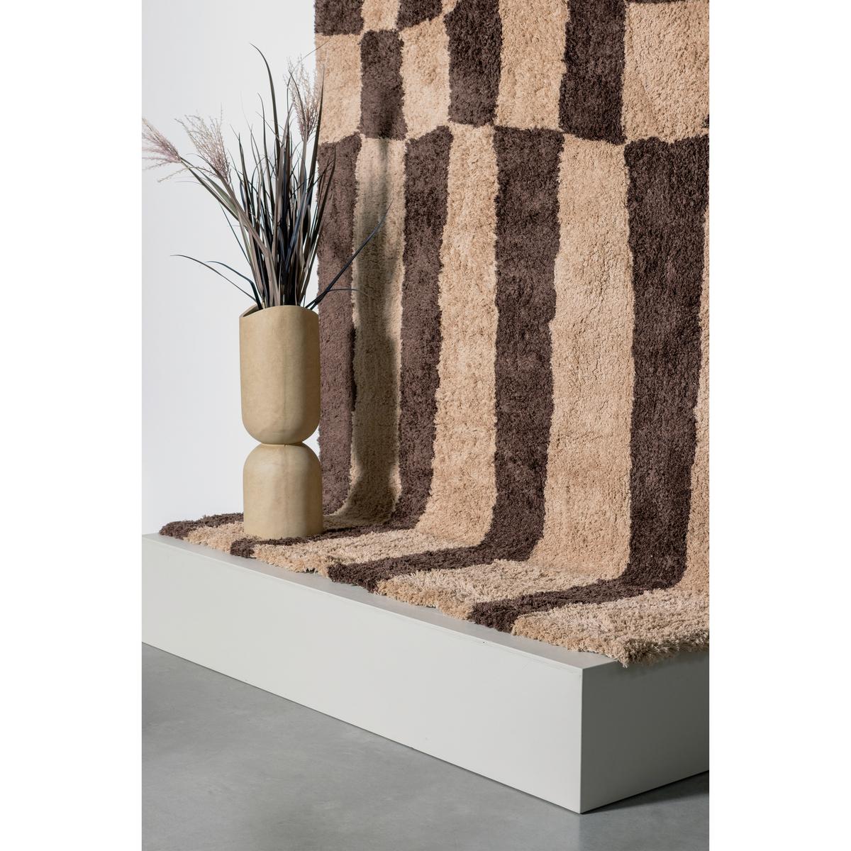 Bodenvase Mosi Beige - Beige, Basics, Stein (25/75/25cm) - Livetastic