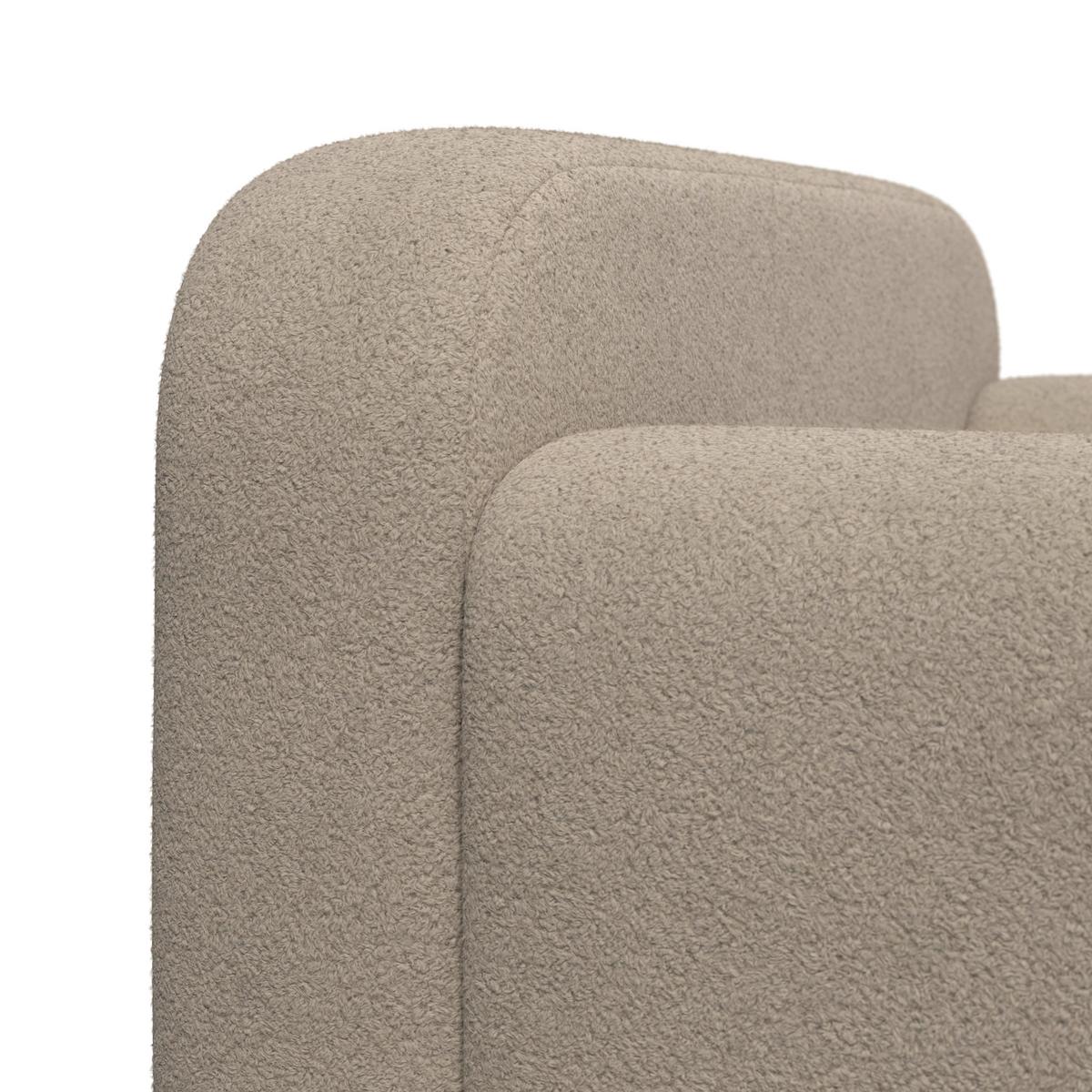 Kindersessel Bonny Teddystoff Beige - Beige, MODERN, Holz/Textil (58/46/44cm) - Bessagi Kids