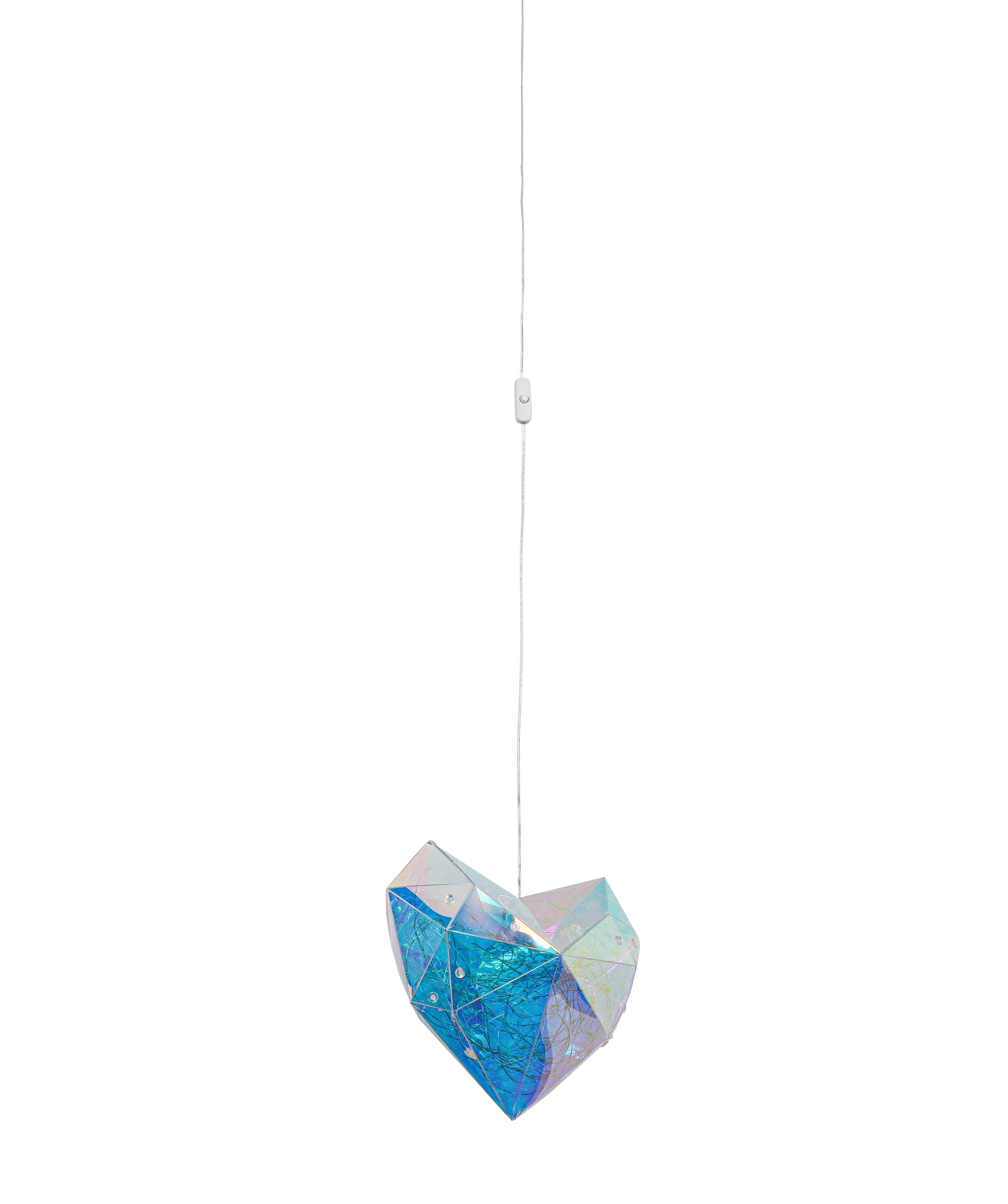 Okrasna Led-svetilka Herzi - prosojno, Moderno, umetna masa (6,5/23/20cm) - Mömax