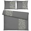 Ágyneműhuzat-garnitúra Kétszemélyes  Brush Strokes - antracit, textil (200/220cm) - Modern Living