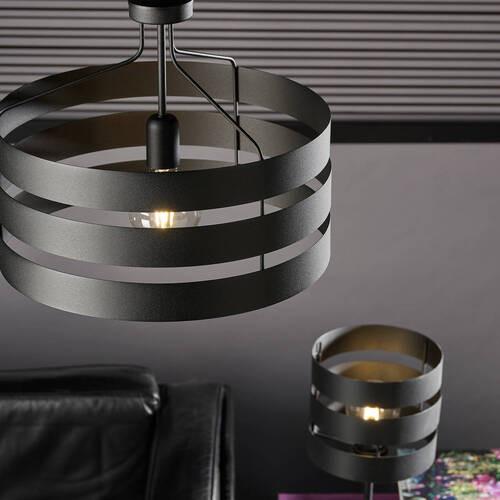 Pendelleuchte Ulisse nera Schwarz max. 22 Watt - Schwarz, Design, Metall (45/120cm)