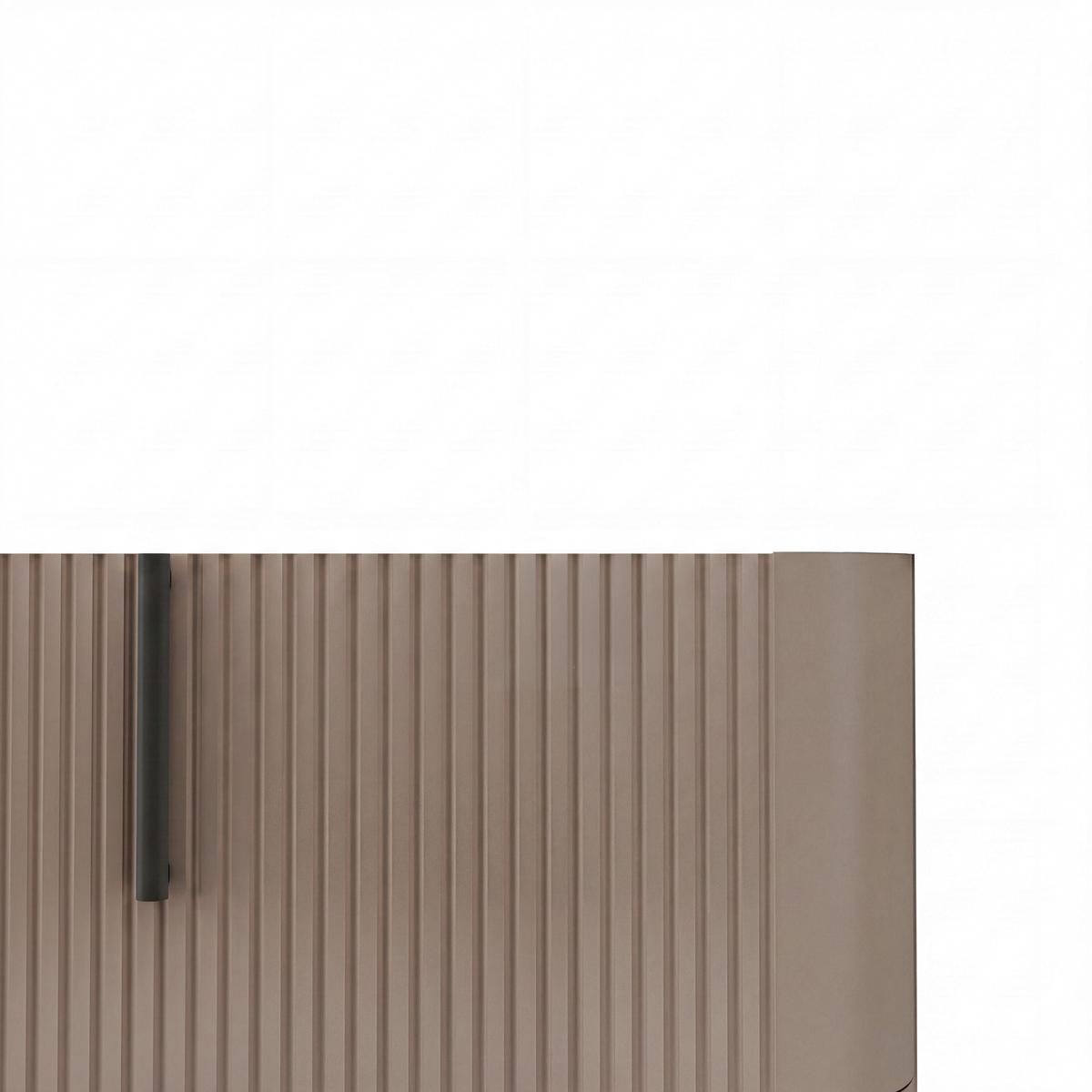 Bază pentru lavoar Lyra - taupe/antracit, Modern, material pe bază de lemn (80/51/46cm)