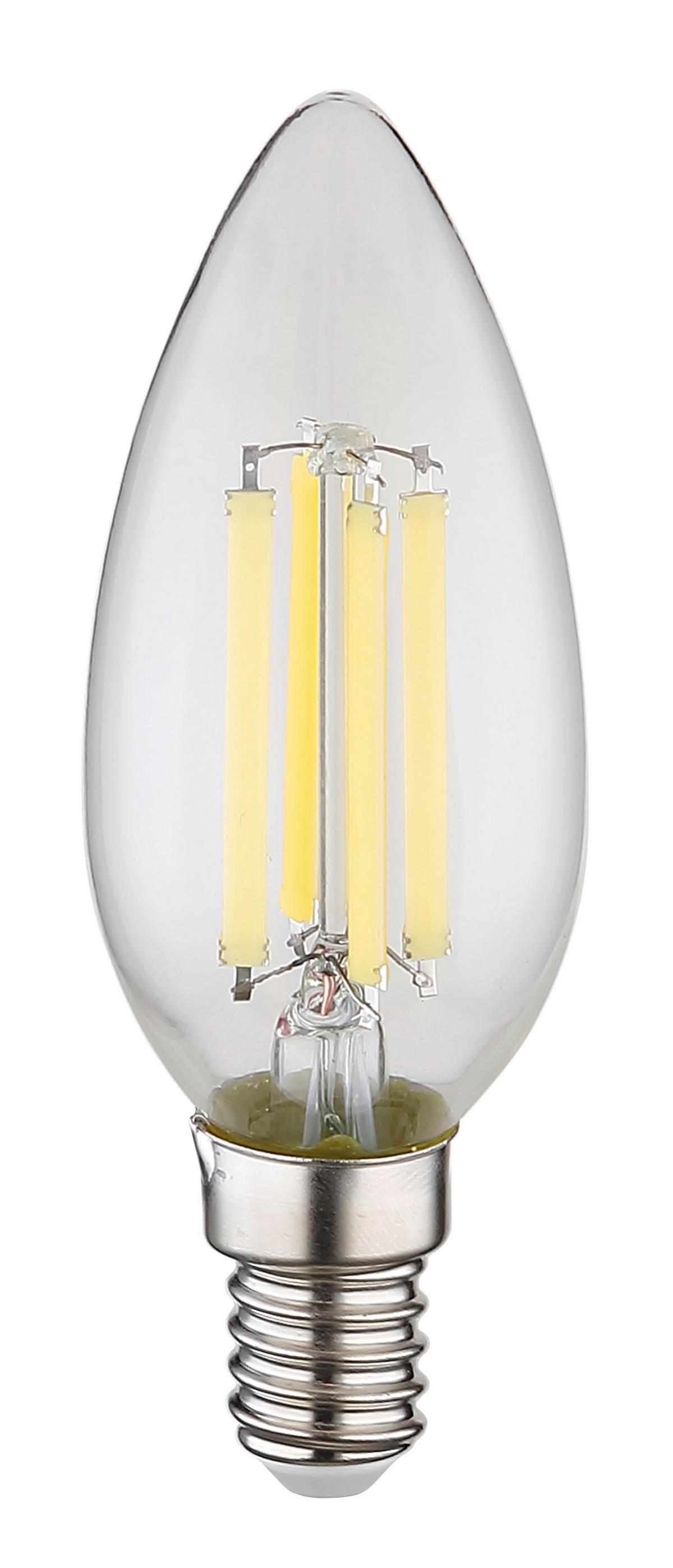 Led-sijalka 10577ck - prozorno, kovina/steklo (3,5/9,8cm) - Globo