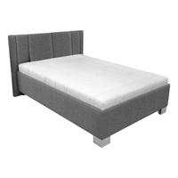 Tapecirani Krevet Stilo - bijela/siva, drvo/tekstil (120/200cm)