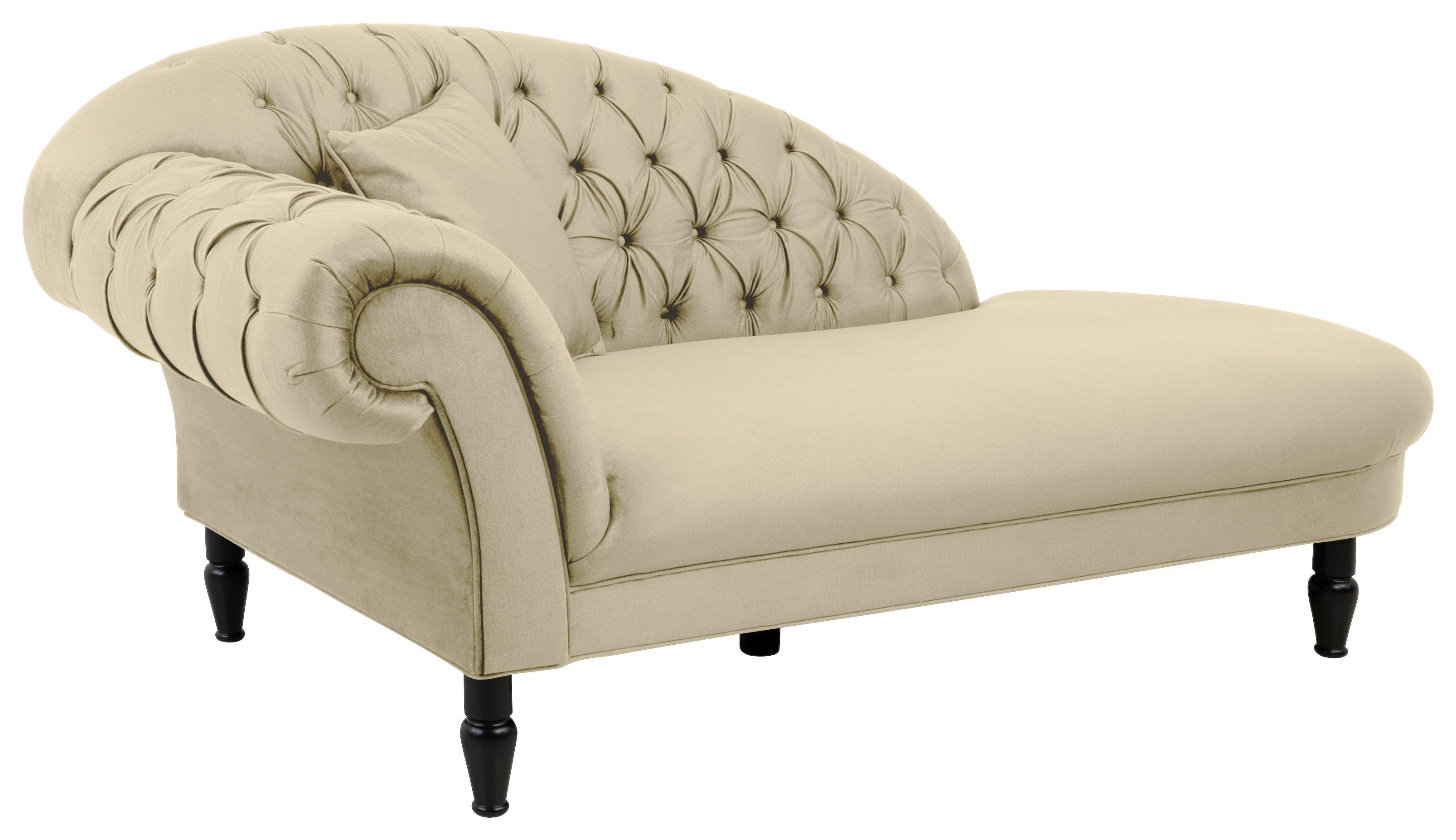 Damski Ležaj Cupido - bež/crna, Design, tekstil/drvo (216/91/103cm) - Mömax