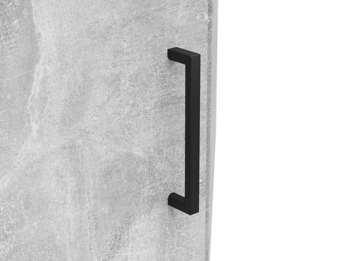 Aufsatzschrank Multistauraum Betonoptik - Schwarz/Grau, Modern, Holzwerkstoff/Kunststoff (71,5/35/71,5cm) - Premium Living
