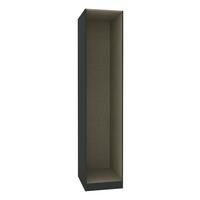 Korpus Omare Za Oblačila Unit - antracit, Moderno, leseni material (45,6/210/56,5cm) - Based
