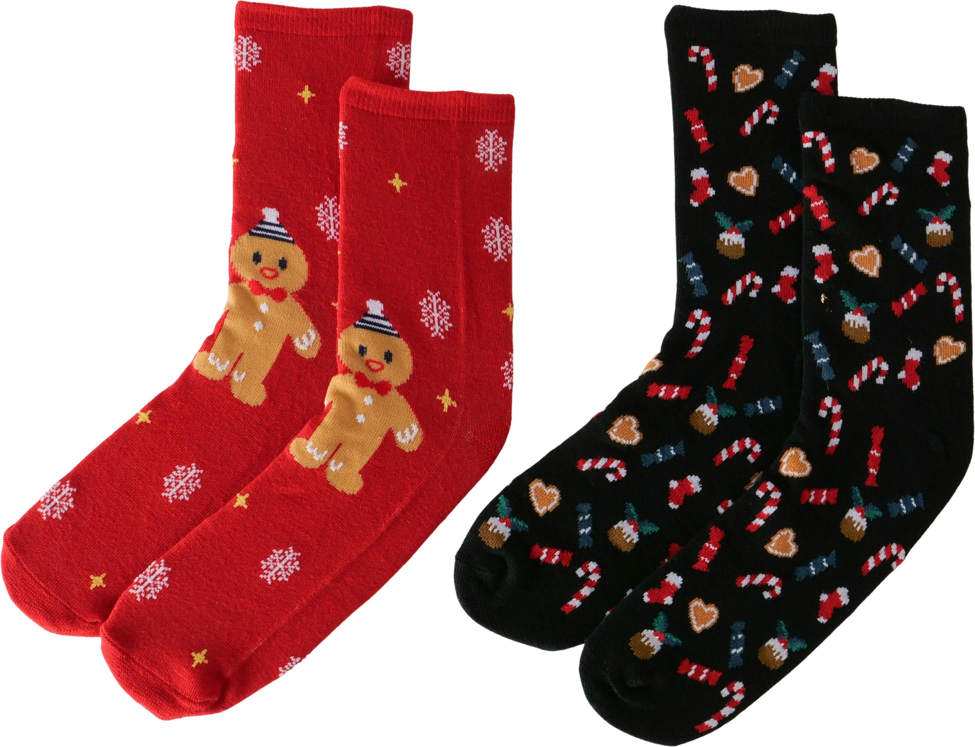 Socken Milo I Multicolor 2 Stück - Multicolor, KONVENTIONELL, Textil (13/8/4cm) - Mömax