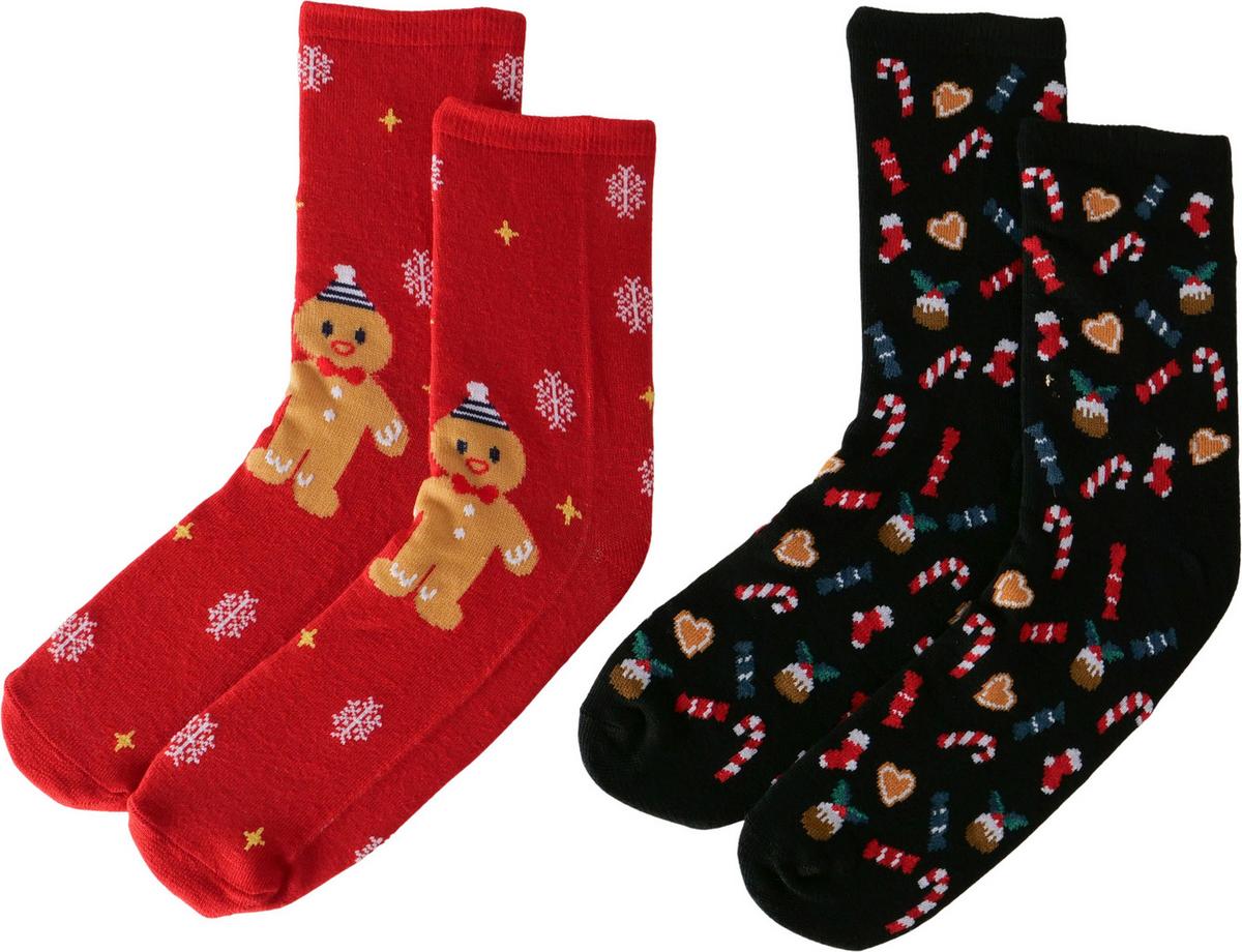Socken Milo I Multicolor 2 Stück - Multicolor, KONVENTIONELL, Textil (13/8/4cm) - Mömax