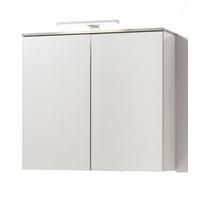 Spiegelschrank in Weiss - Weiss, Modern, Holzwerkstoff (70/65/22cm) - Mömax