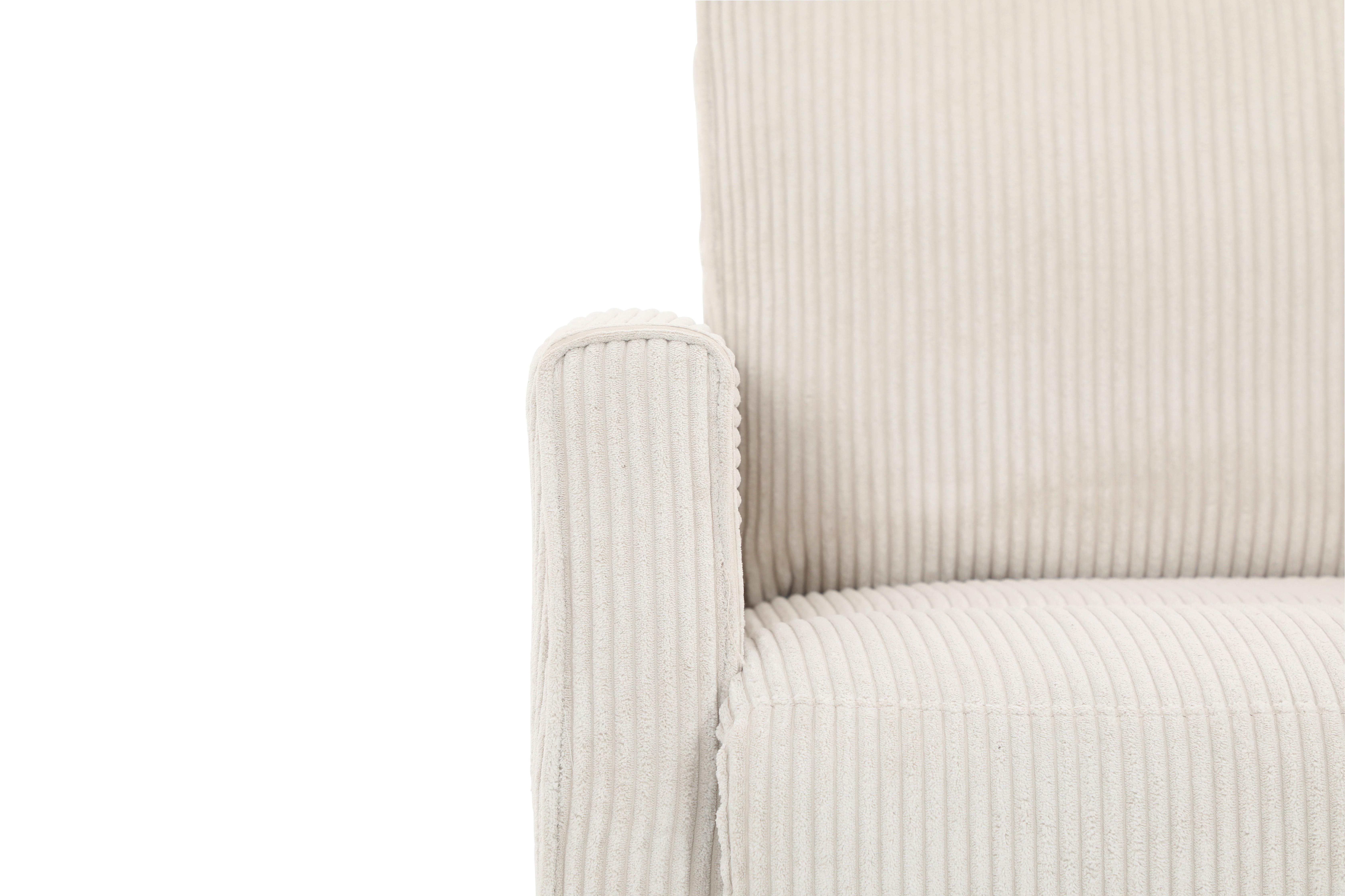Relaxsessel Melinda in Beige - beige/svart, Modern, metall/trä (76/103/96cm) - Mömax